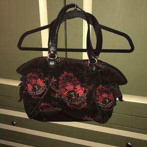 🔘 GUC - Juicy Couture large plush velour handbag
